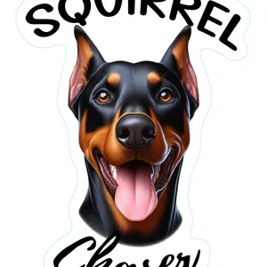 Doberman Premium Dog Sticker